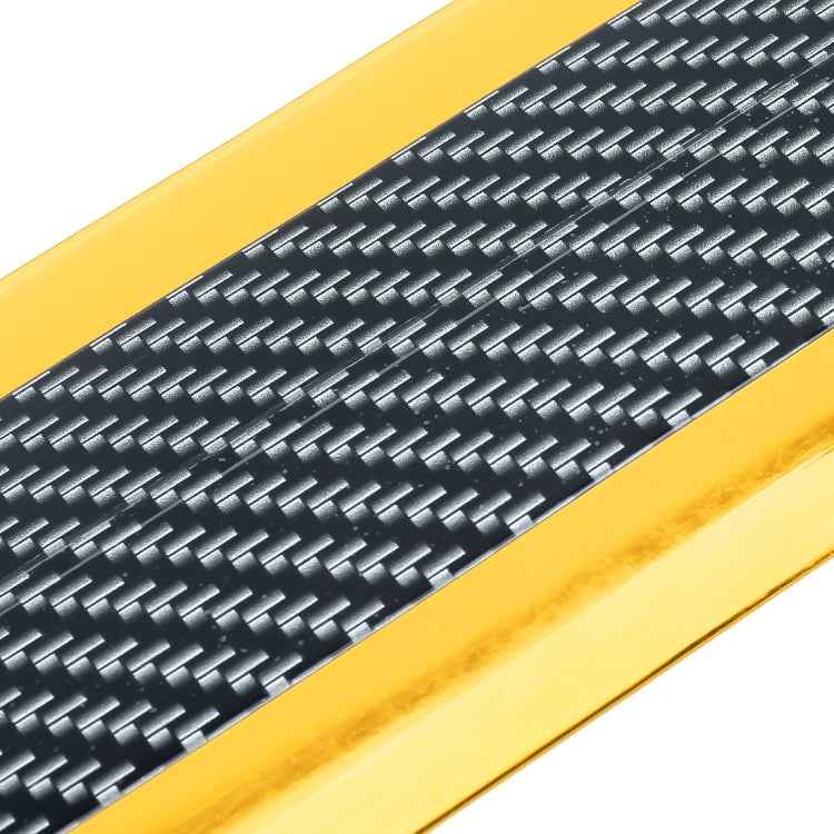 Universal Electroplate Carbon Fibre Car Door Threshold Decoration Strip Decorative Sticker, Size : 7CM x 2M, 7CM x 2M (Gold), 7CM x 2M (Red), 7CM x 2M (Silver)