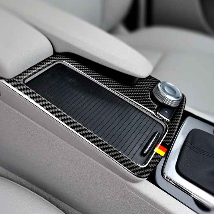 Car German Flag Carbon Fiber Left Drive Gear Position Panel Decorative Sticker for Mercedes-Benz W204 2007-2013 / W212 2010-2012