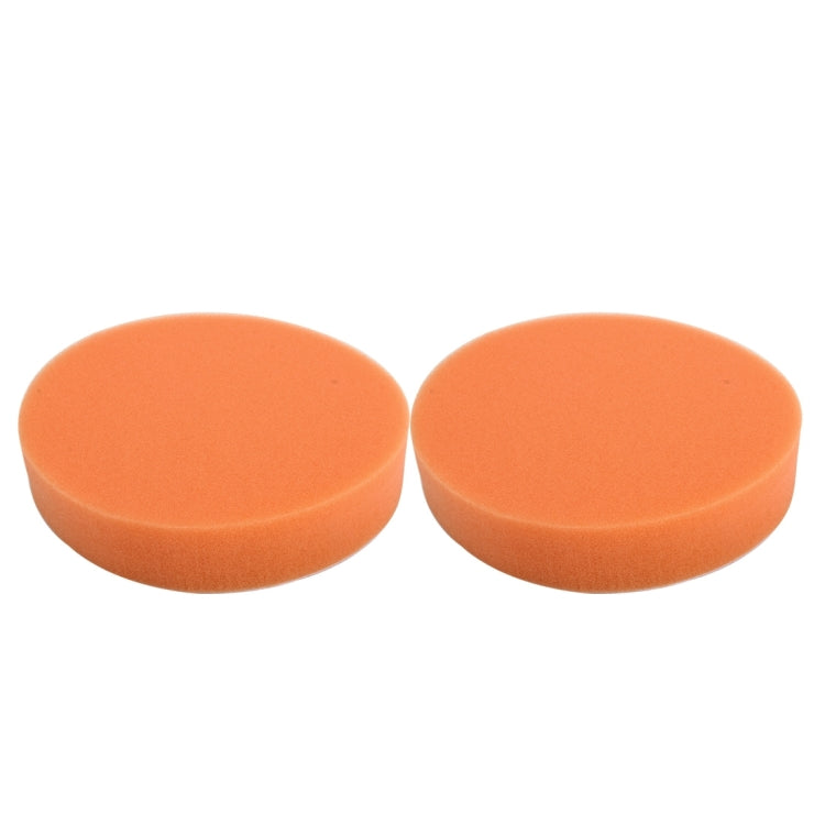 2 PCS Car Wax Sponge Round Shape Sponge High-density Waxing Sponge,Size:12.5 x 12.5cm, 12.5 x 12.5cm