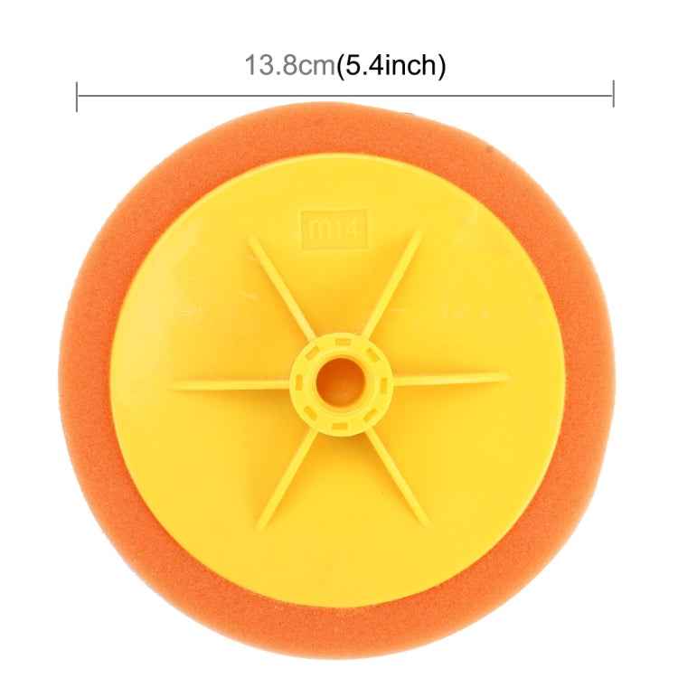 Polishing Disc Auto Polishing Machine Dedicated Sponge Wheel Wax Polishing Sponge Decontamination Sponge,Screw Hole Diameter:14mm