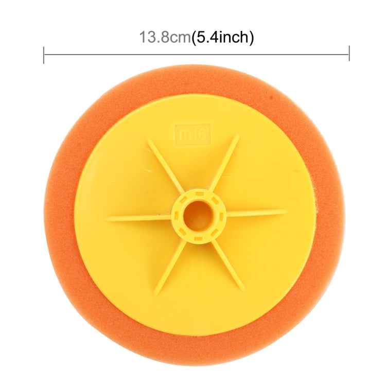 Polishing Disc Car Polishing Machine Dedicated Sponge Wheel Wax Polishing Sponge Decontamination Sponge,Screw Hole Diameter:16mm