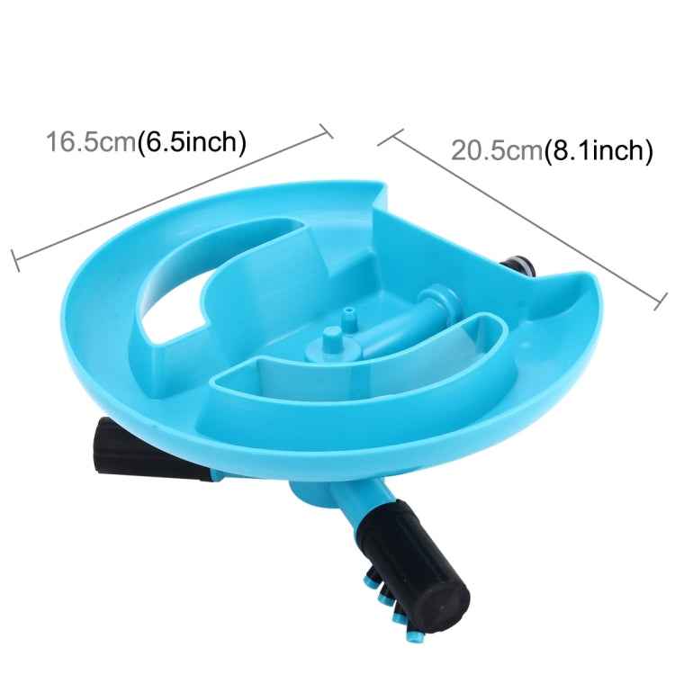 Garden Automatic Rotating Nozzle 360 Degree Rotary Automatic Sprinkler Garden Lawn Watering Nozzle,Applicable for 1/2 inch Water Pipes(Blue)