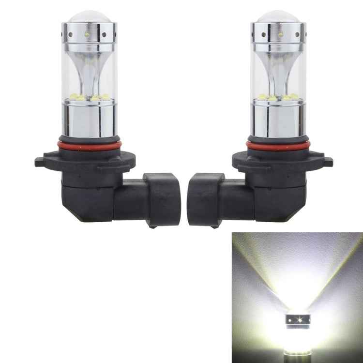 2 PCS 9006 60W 1200 LM 6000K Car Fog Lights with 12 CREE XB-D LED Lamps, DC 12V