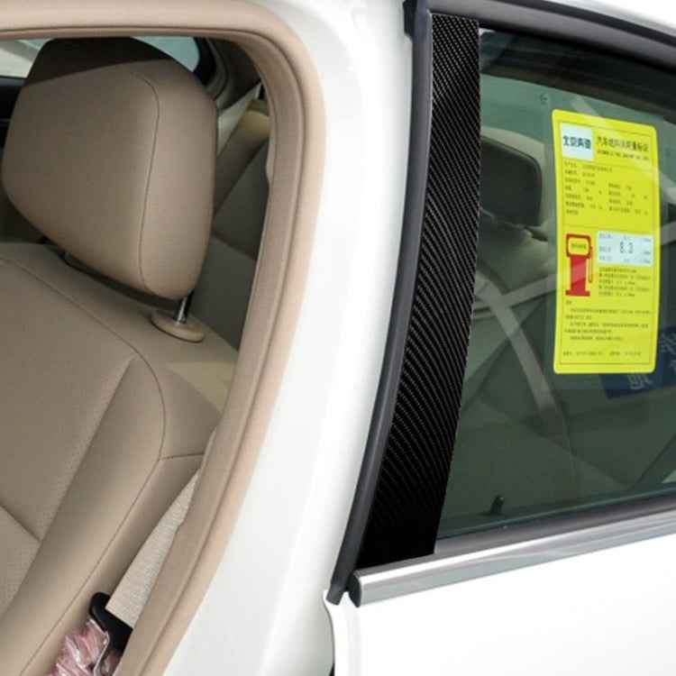 Car Carbon Fiber B Column Decorative Sticker for Mercedes-Benz W204 2007-2013