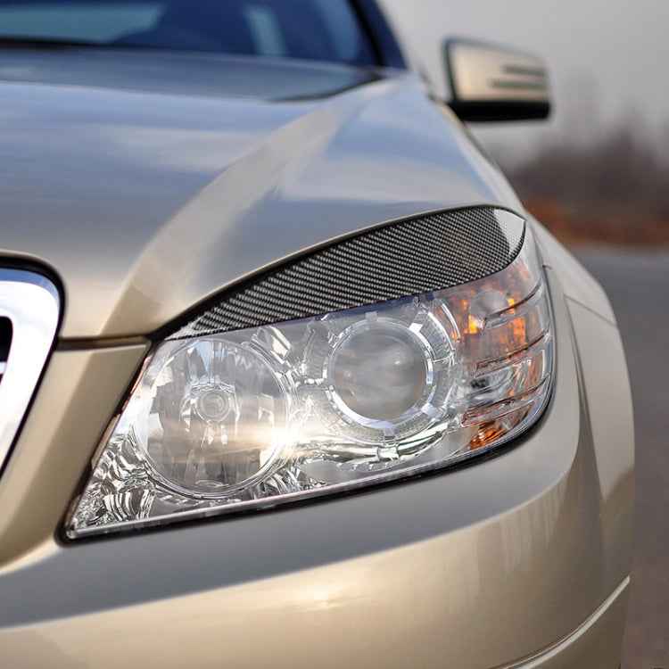 Car Carbon Fiber Light Eyebrow for Mercedes-Benz W204 Pre-Facelift 2008-2011