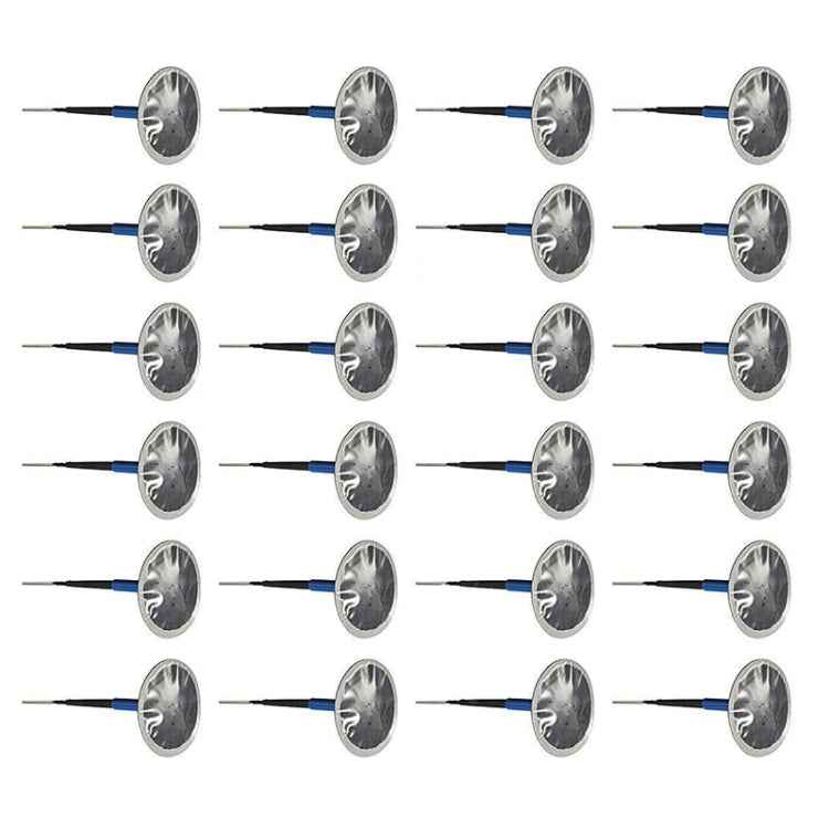 24 PCS 4mm Mushroom Nail-tyre Film Tyre Cold Patch Film Rubber Tire Repair Kit