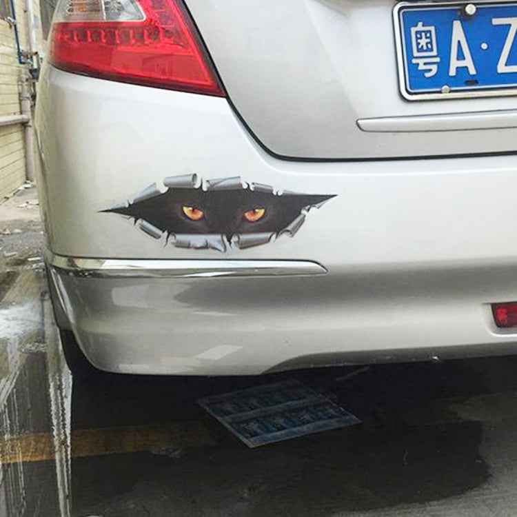 3D Characteristic Digital Simulation Horrible Style Car Paper Sticker