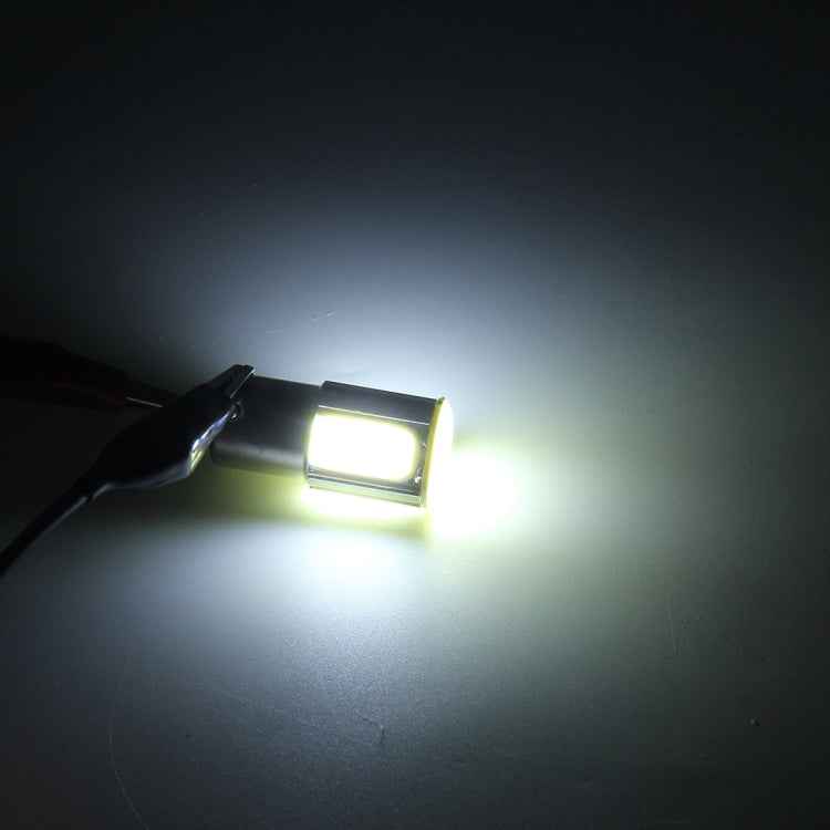 2 PCS 1156/BA15S 5W 6000K 350lm 4 COB LEDs Canbus Car Brake Light Tail Light Bulb, DC 12V
