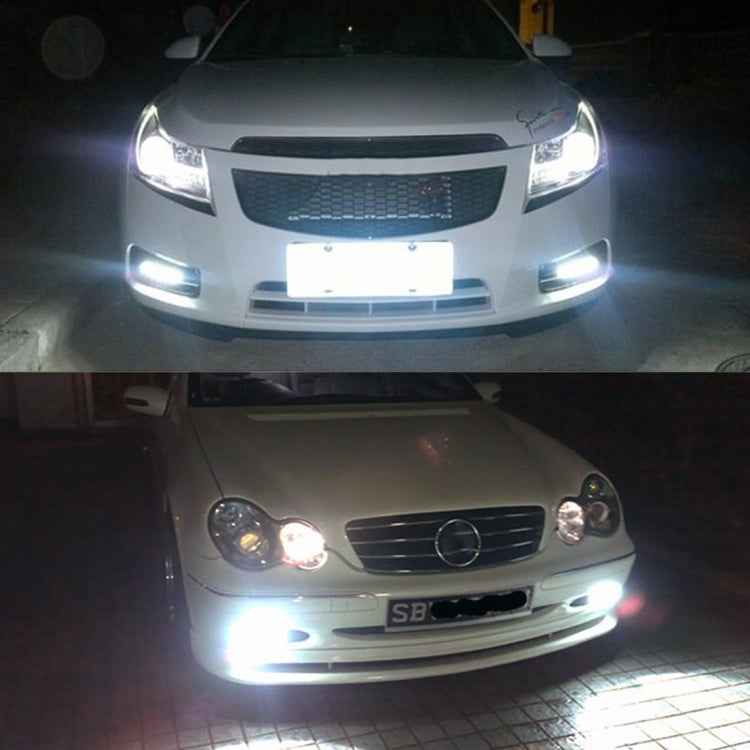 2 PCS H4 DC9-16V / 3.5W(H) 1.1W(L) / 6000K / 320LM Car Auto Fog Light 12LEDs SMD-ZH3030 Lamps, with Constant Current