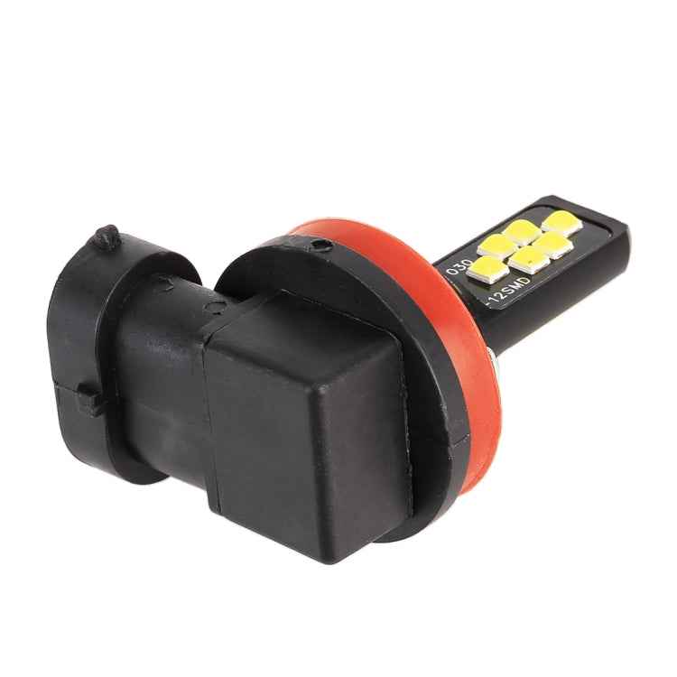 2 PCS H11 DC9-16V / 3.5W / 6000K / 320LM Car Auto Fog Light 12LEDs SMD-ZH3030 Lamps, with Constant Current