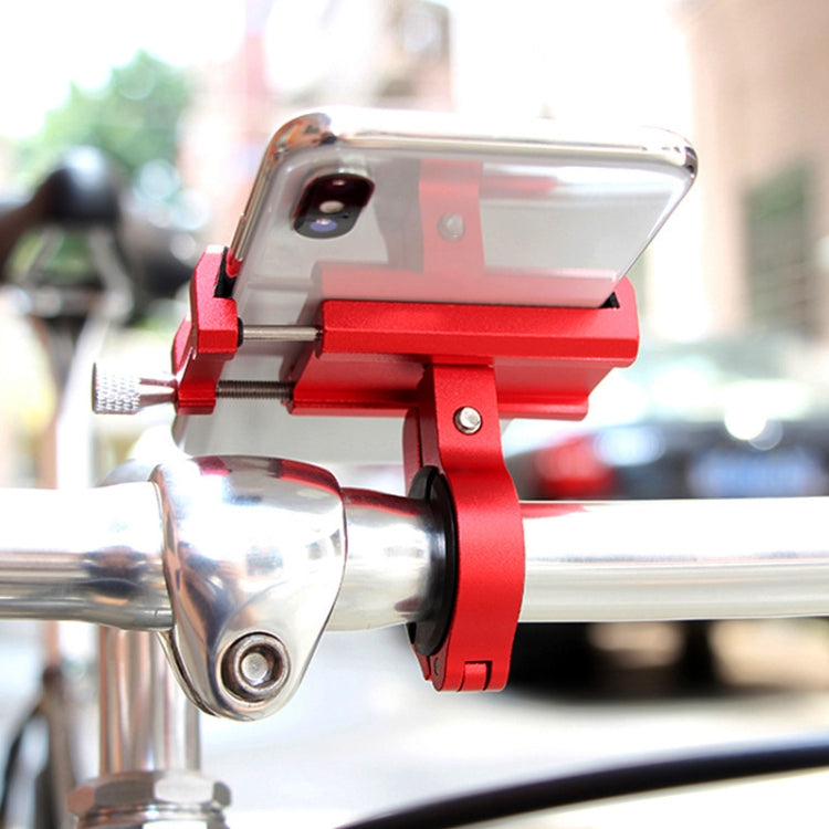 Motorcycle Handlebar Aluminum Alloy Phone Bracket