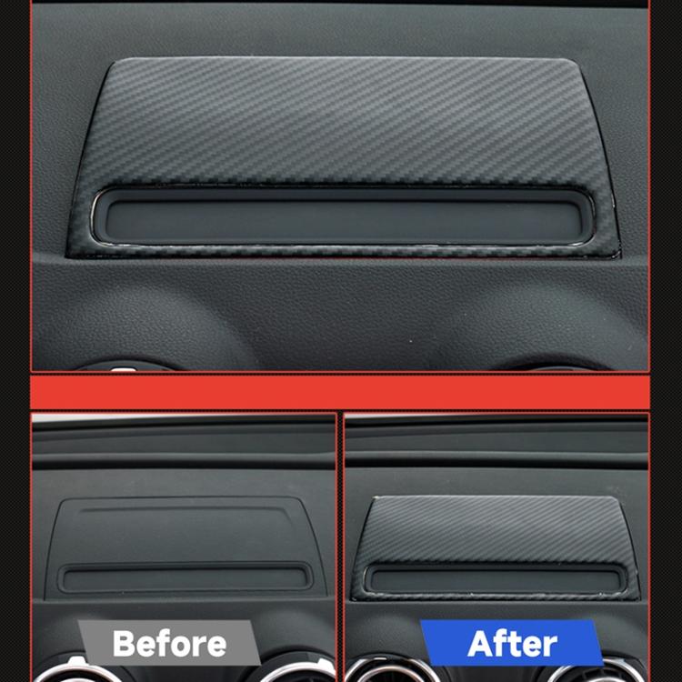 Car Carbon Fiber Navigation Decorative Panel for Audi A3, Navigation (Audi A3)