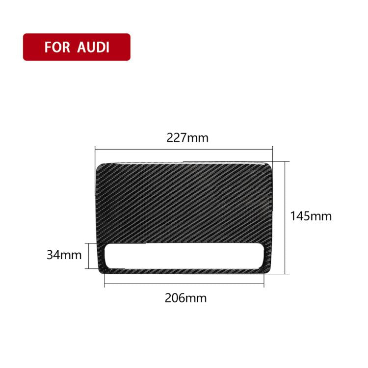 Car Carbon Fiber Navigation Decorative Panel for Audi A3, Navigation (Audi A3)