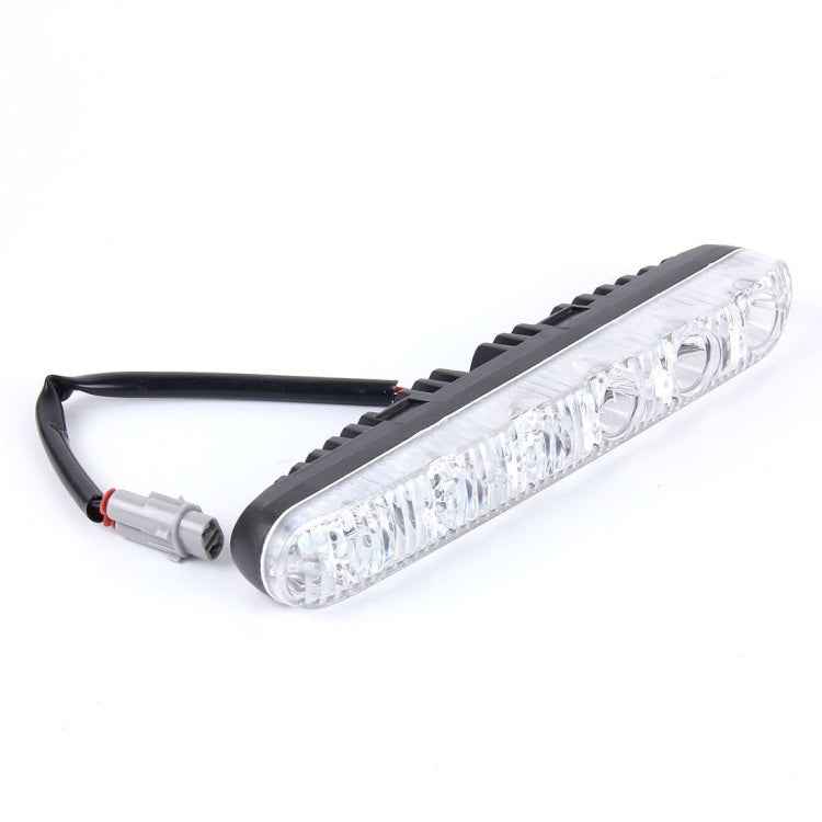 2 PCS LD-006 5730-6SMD 12W 1200LM 7000K White Light Daytime Running Light.DC 12V