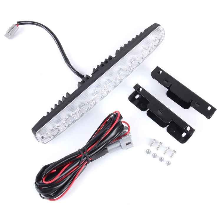 2 PCS LD-008 5730-9SMD 15W 1500 LM 7000K White Light Daytime Running Light.DC 12V