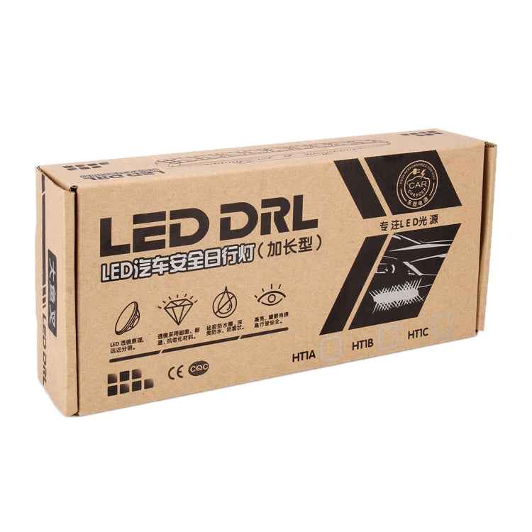 2 PCS LD-008 5730-9SMD 15W 1500 LM 7000K White Light Daytime Running Light.DC 12V