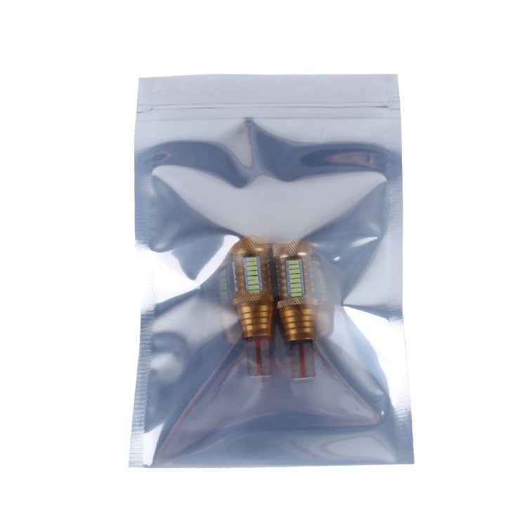 2 PCS T15-4014-32SMD + 1CREE 5W 650LM White Light LED Decode Car Clearance Lights Lamp, DC12V(Gold)