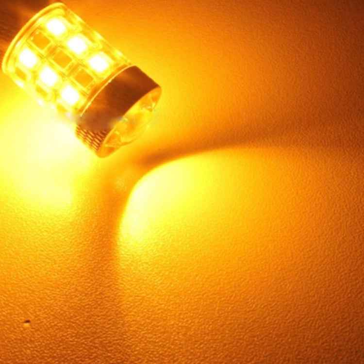 2 PCS T20/7440 10W 1000 LM 6000K White + Yellow Light DRL&Turn Light with 42 SMD-2835-LED Lamp,DC 12-24V