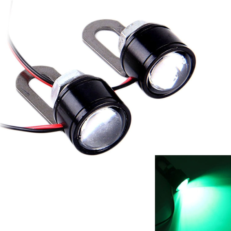2 PCS 12V 3W Eagle Eyes LED Strobe Light For Motorcycle ,Wire Length: 90cm