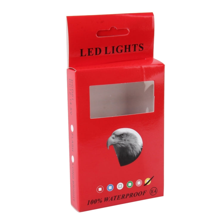 2 PCS 12V 3W Eagle Eyes LED Strobe Light For Motorcycle ,Wire Length: 90cm