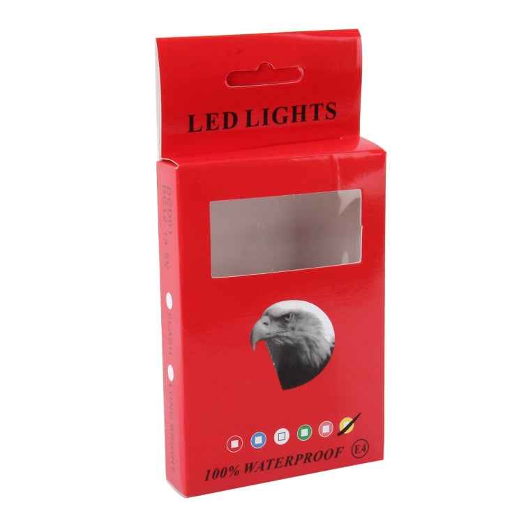 2 PCS 12V 3W Blue Light Eagle Eyes LED Strobe Light For Motorcycle ,Wire Length: 90cm