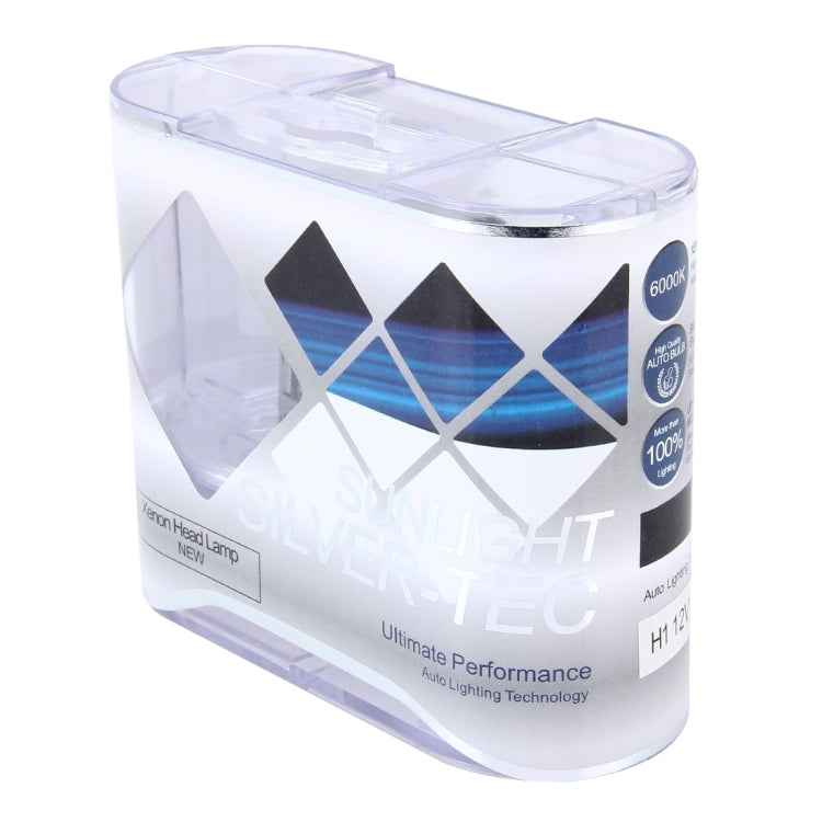 2 PCS H3 Halogen Head Lamp 12V 100W 2400 LM 5000K Warm White Light