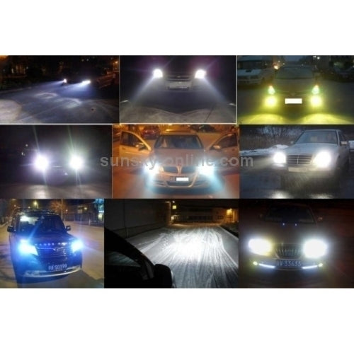 2 PCS 9005 Halogen Head Lamp 12V 100W 2400 LM 5000K Warm White Light