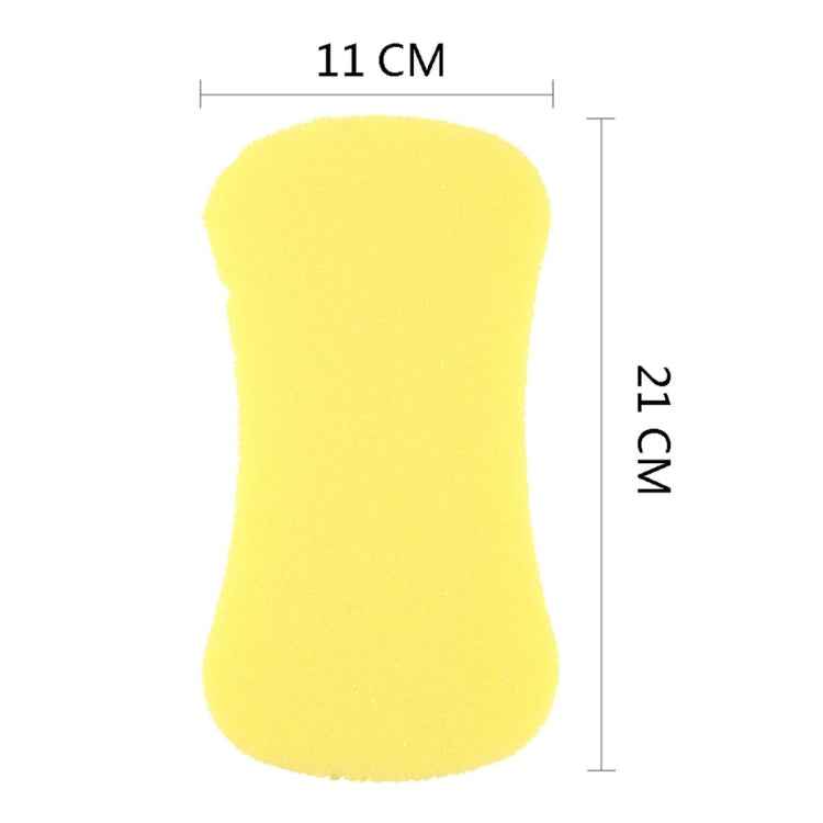 5 PCS Household Cleaning Sponge Yellow Car Wash Sponge With Small Pores