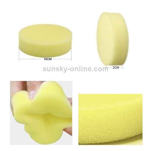 10 PCS Household Cleaning Sponge Car Sponge Ball Car Wash Sponge,Size:10 x 10 x 2cm