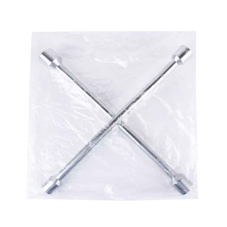 Compact Universal Tire Iron Lug Wrench with 17mm 19mm 21mm 23mm Socket Adapters