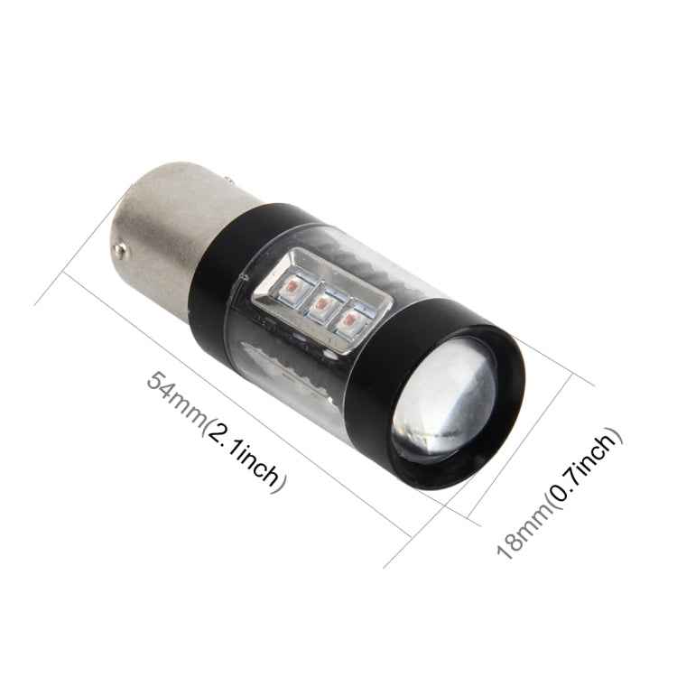 1156/BA15S 80W 1000 LM Car Auto Turn Light Backup Light with 16 CREE Lamps, DC 12-24V