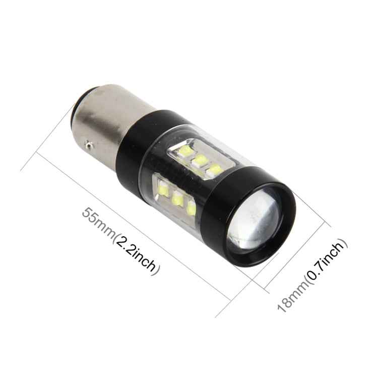 1157/BAY15D 4.2W 290LM 6000K Car Auto Brake Light Turn Lights 16 3535 Lamps, DC 12-24V