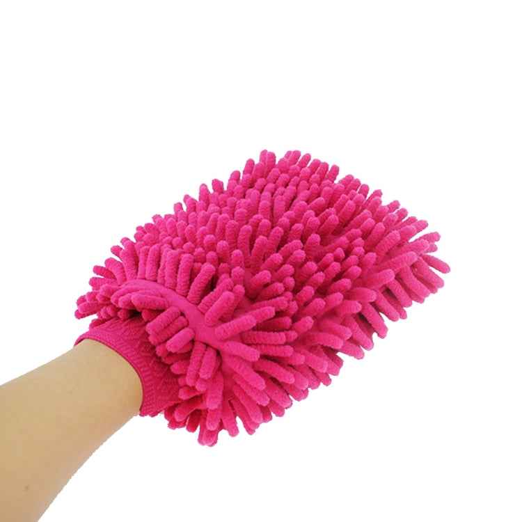 KANEED Microfiber Dusting Mitt Car Window Washing Home Cleaning Cloth Duster Towel Gloves (Random Color Delivery)
