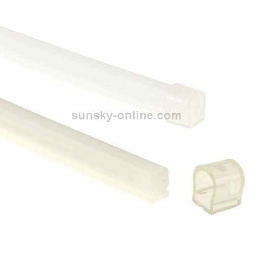 2 PCS 12V Car Daytime Running Lights Soft Article Lamp, Blue Light, Length: 30cm