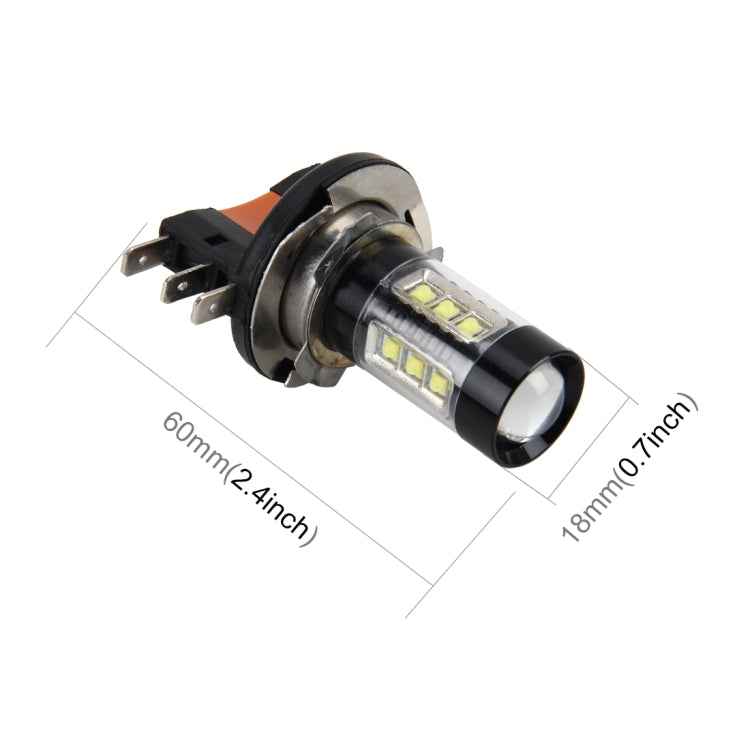 H15 4.2W 290LM 6000K Car Fog Light with 16 3535 Lamps, DC 12V-24V