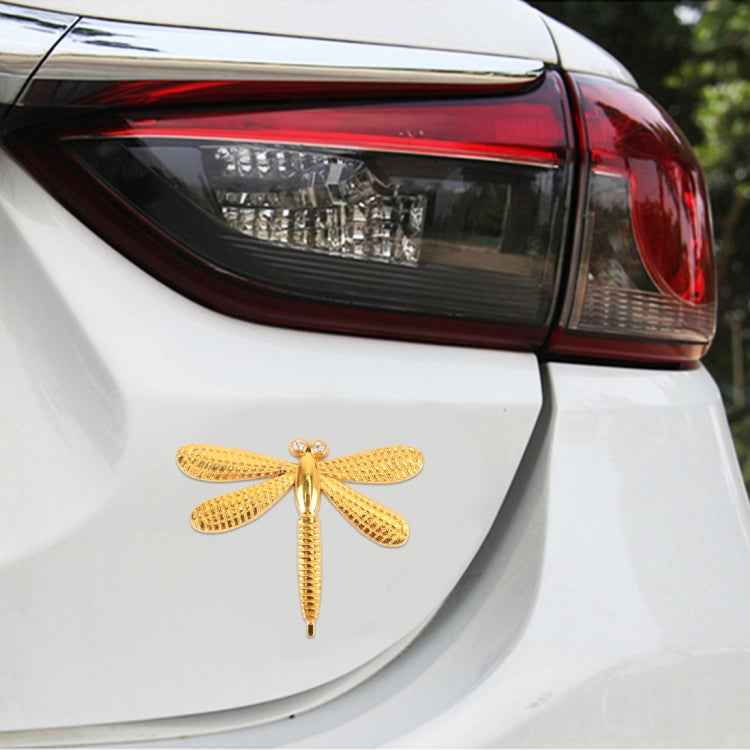 Dragonfly Shape Car Metal Body Decorative Sticker