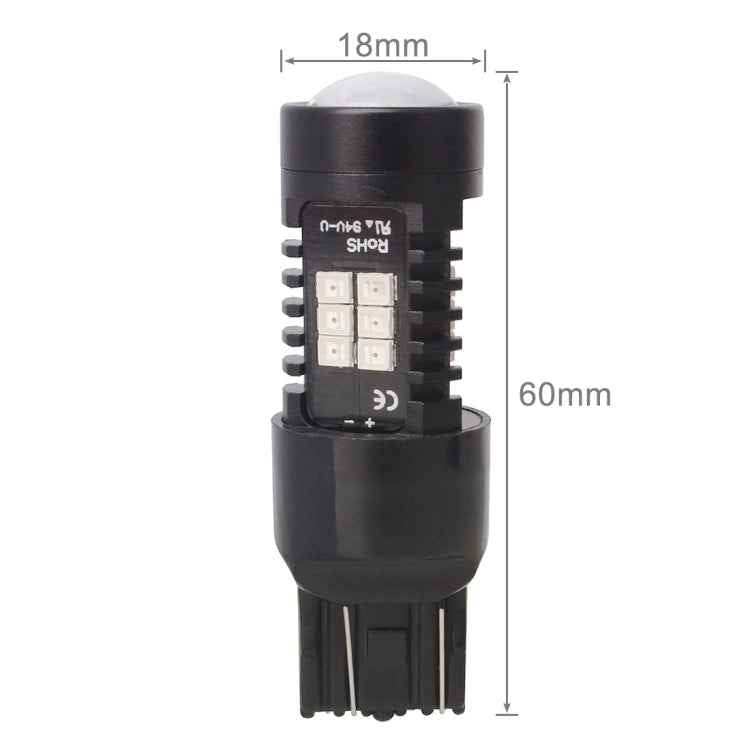 2 PCS 7443-T20-2835 10.5W 21 LEDs LED Car Brake Light DC 12~24V