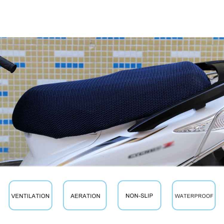 Waterproof Motorcycle Sun Protection Heat Insulation Seat Cover Prevent Bask In Seat Scooter Cushion Protect, Size: L, Length: 70-77cm; Width: 40-50cm
