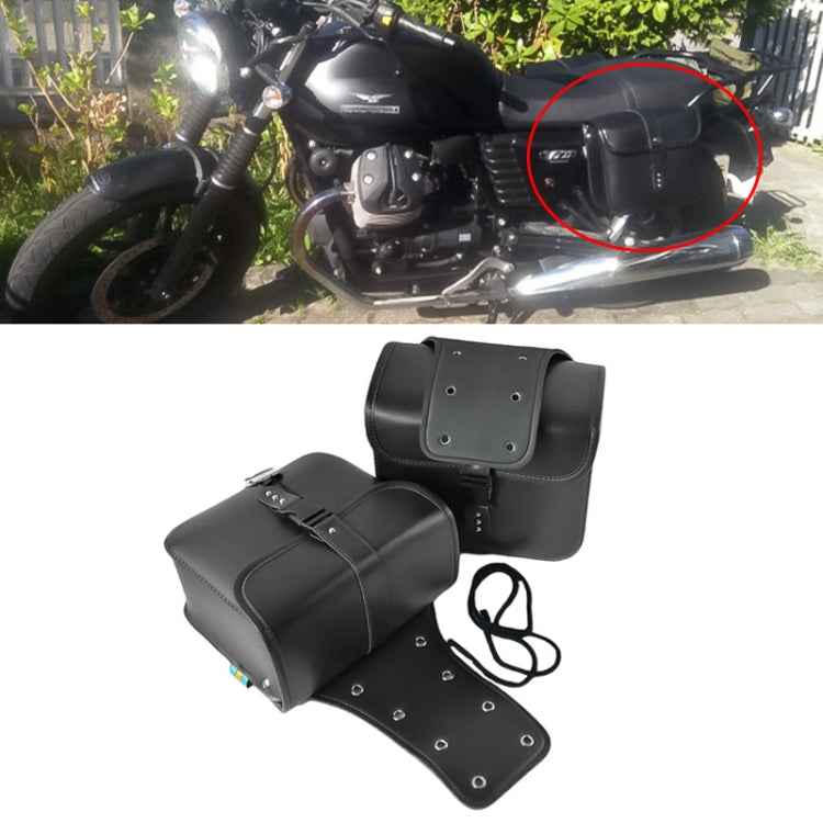 Motorcycle Accessories Modified Side of the Box Leather Bag Knight Bag Kit