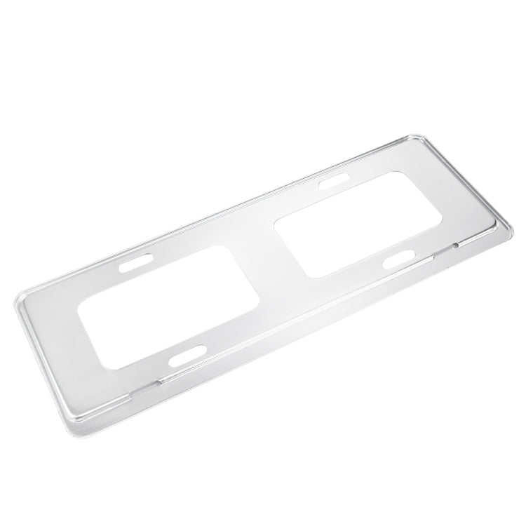 2 PCS Car License Plate Magnesium Alloy Bracket Frame Holder Stand Mount(Silver), Magnesium Alloy Bracket