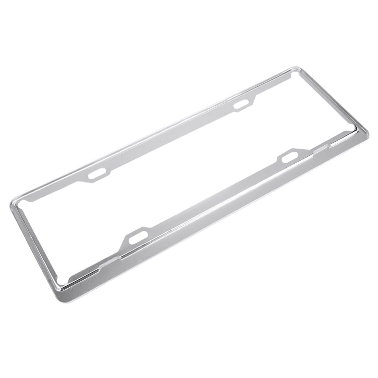 2 PCS Car License Plate Aerospace Aluminum Bracket Frame Holder Stand Mount(Silver), Aerospace Aluminum Bracket