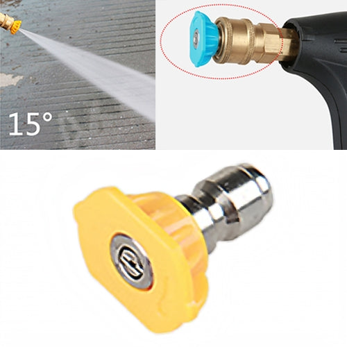 High Pressure Car Wash Gun Jet Nozzle Washer Accessories, Nozzle Angle: 15 Degree, Nozzle Angle: 15 Degree