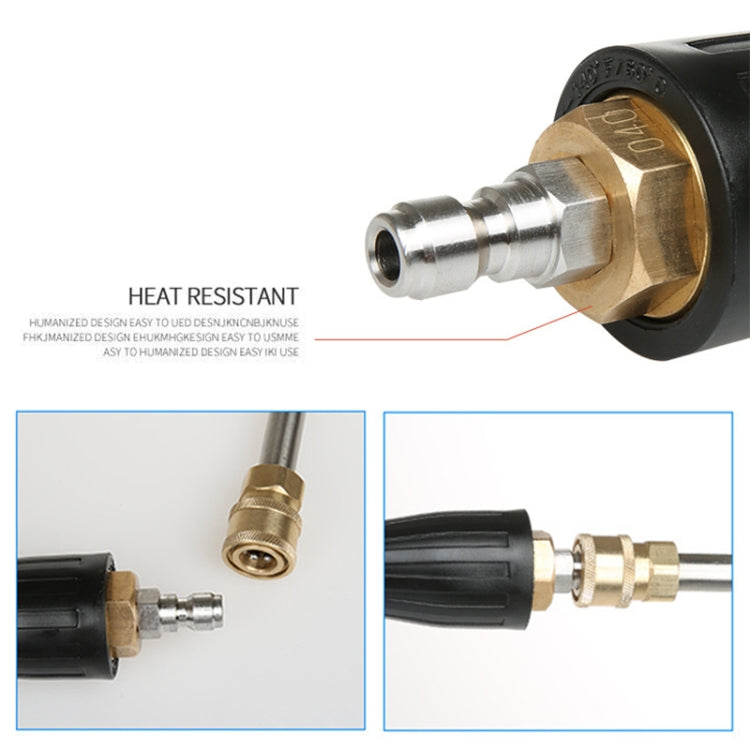 Adjustable High Pressure Washer Nozzle Tips Jet Nozzle Washer Accessories for Truck, 025(2.5GPM) / 3600PSI, 025(2.5GPM) / 3600PSI