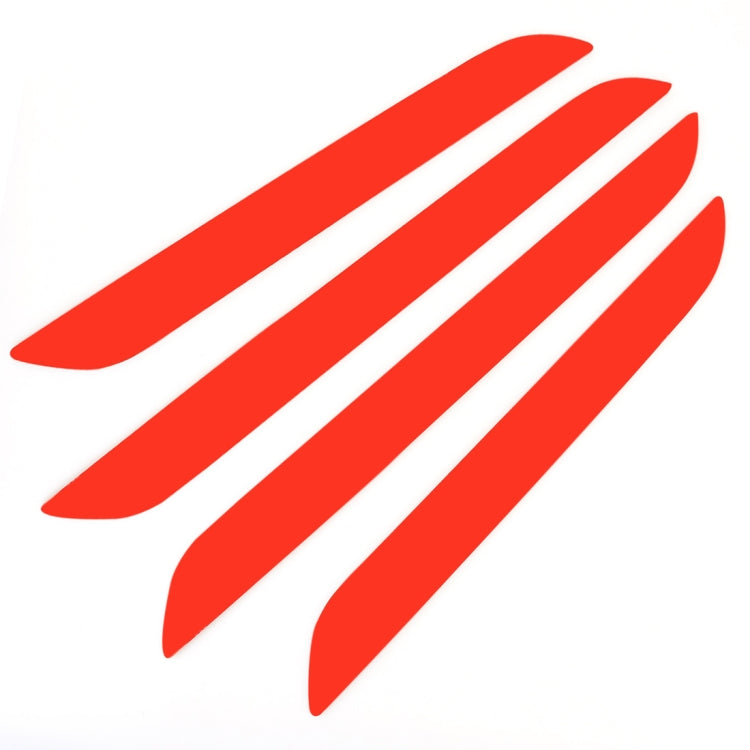 4 PCS Carbon Fibre Car Door Panel Decorative Sticker for Audi Q3 2013-2018