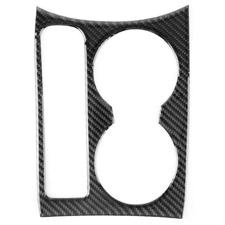 Carbon Fibre Car Water Cup Panel Decorative Sticker for Audi Q3 2013-2018