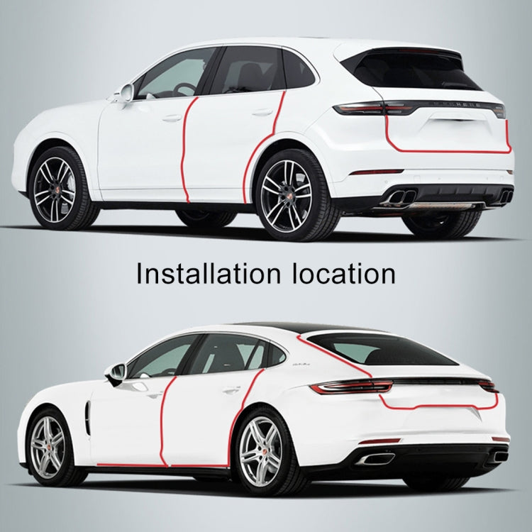 Car Door Anti-collision Strip Protection Guards Trims Stickers Tape, Length : 3cmx5m, Length : 5M