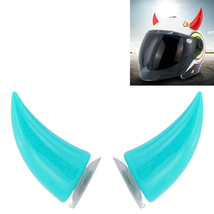2 PCS Motorcycle Helmet Devil Decoration Motorbike Helmet Suction Cups Horns Decoration Headwear Sucker