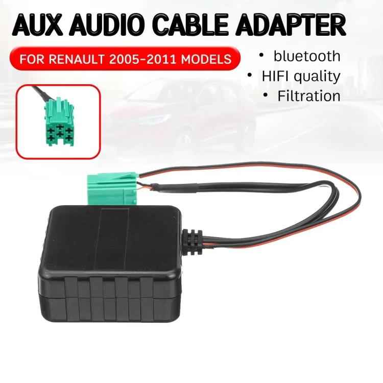Car Wireless Bluetooth Module AUX Audio Adapter Cable for Renault, For Renault Model