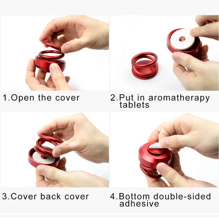 Car Spiral Aromatherapy Decoration Car Ornaments