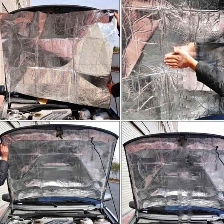 Car Auto Exhaust Muffler Heat Sound Waterproof Deadener Insulation Mat Pad